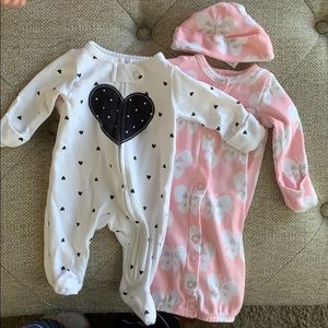 Preemie Girl Pajama Bundle